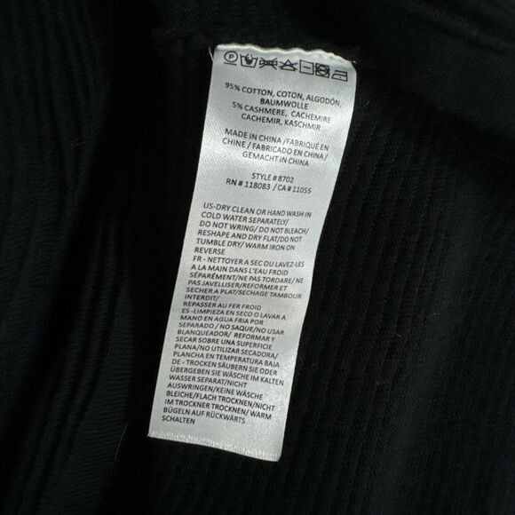 Minnie Rose Cotton Cashmere‎ Slvless Ribbed Top NWT Wm Sz XS - Picture 7 of 8